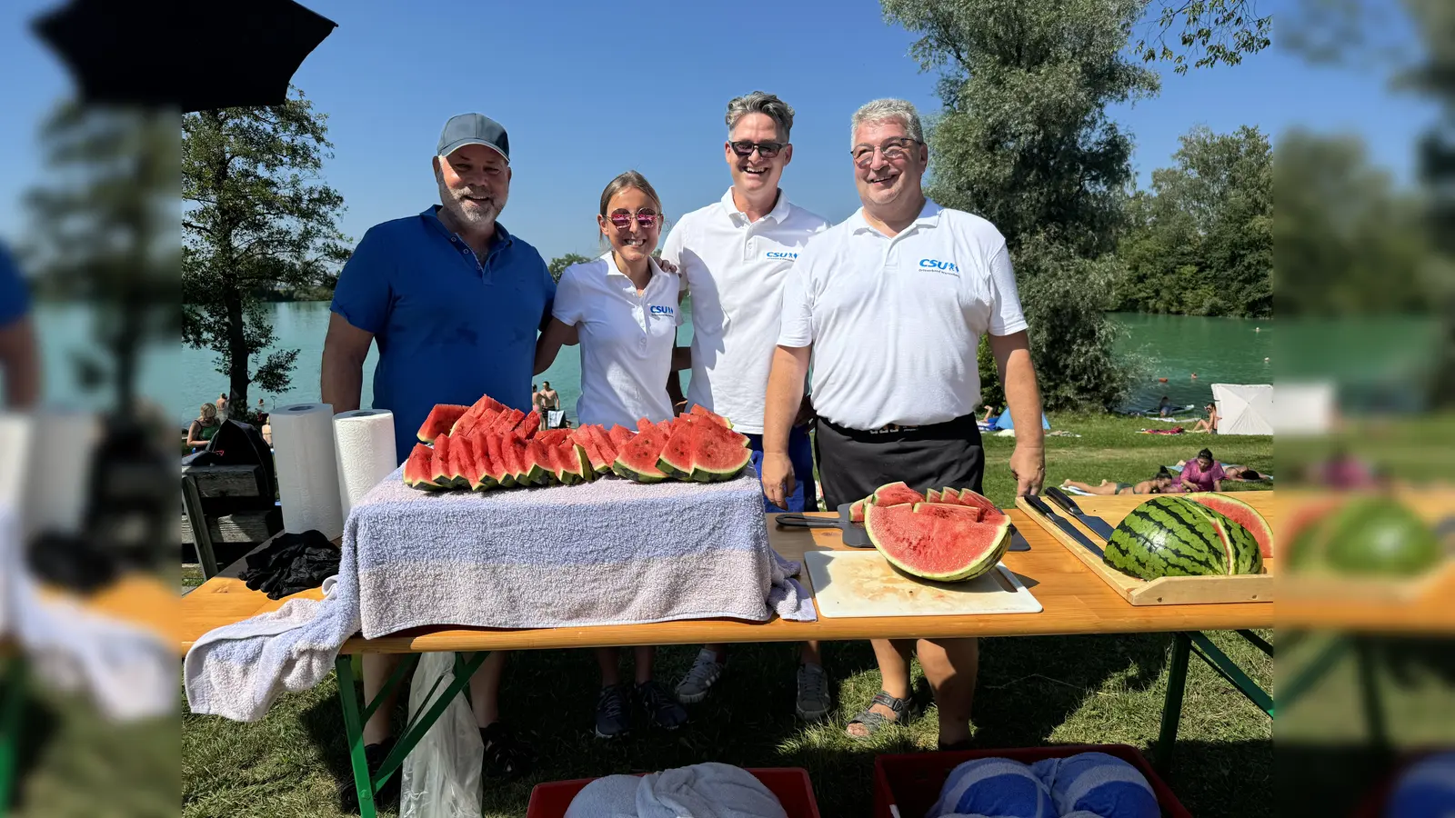 V. L. Dr. Jörg Basten, Nina Hieronymus, Prof. Dr. Markus Straßberger, Thomas Jahns. (Foto: N. Hieronymus)