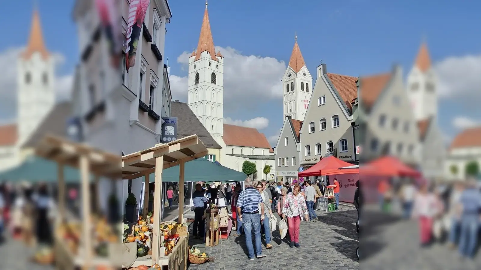 Regionale Produkte, Kunsthandwerk und ein schönes Programm bietet der Moosburger Herbstmarkt. (Foto: Moosburg Marketing)