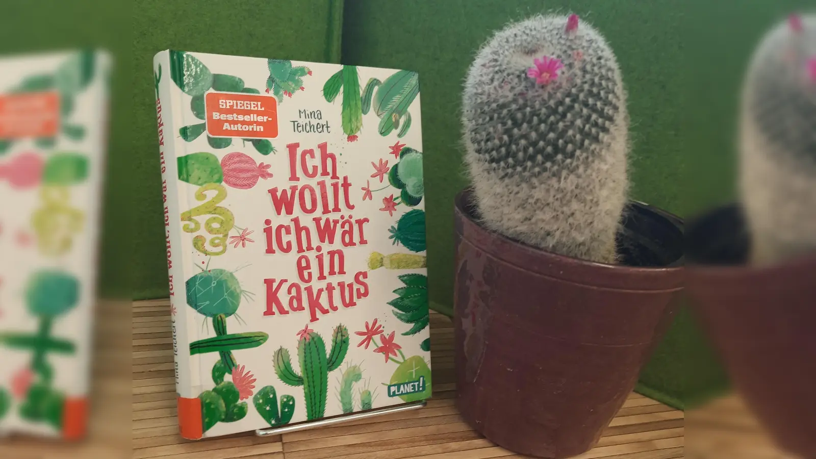 Der witzig-turbulente Roman für Mädchen erfreut die Leser wie der aufblühende Kaktus selbst... (Foto: Stadt Freising)