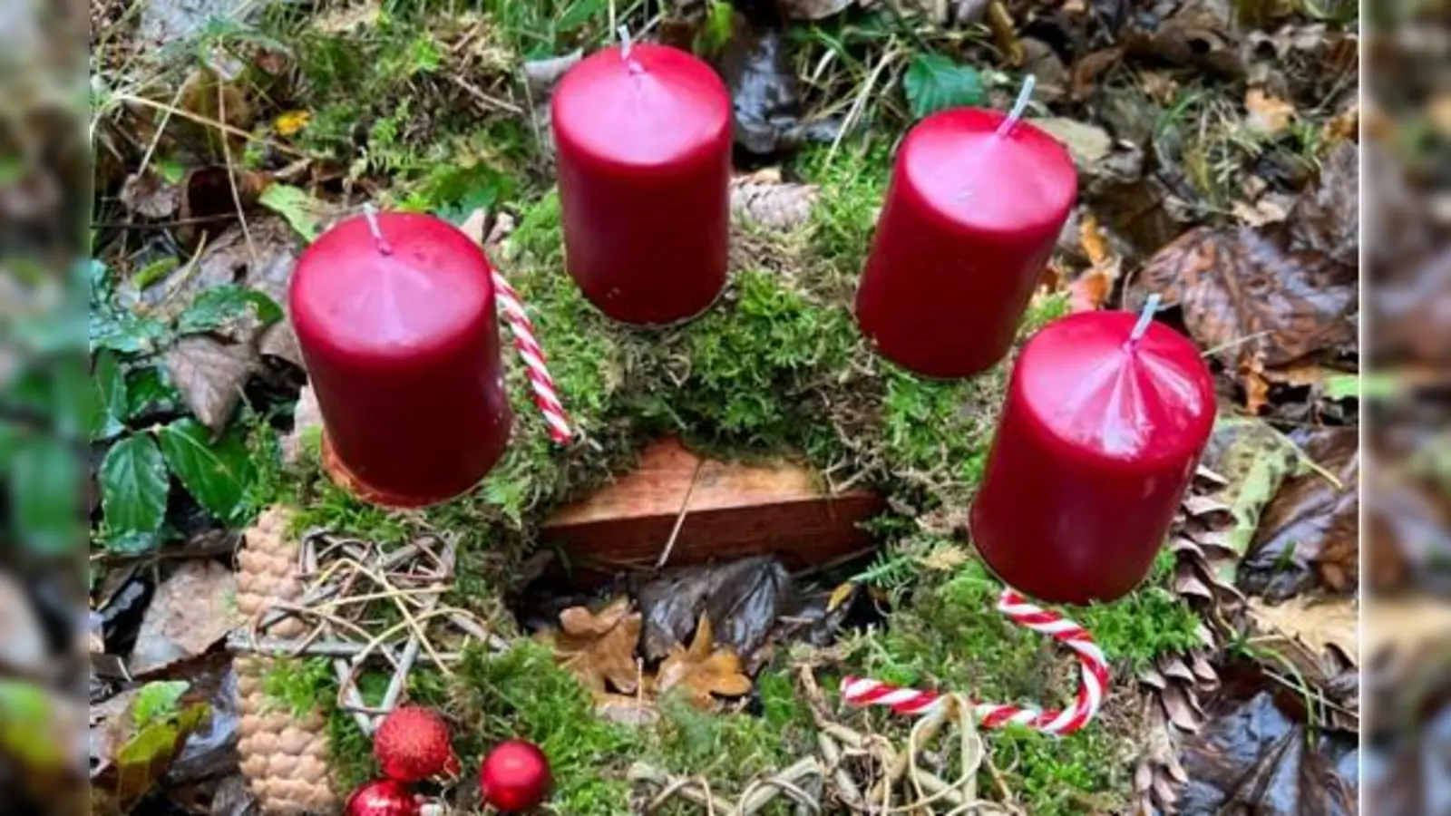 Unter anderen gibt es selbst gebundene und verzierte Adventskränze zu erwerben. (Foto: VA)