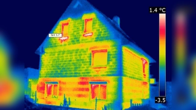 Wärmebilder legen offen, wo Energie verloren geht. (Foto: Stadt Moosburg)