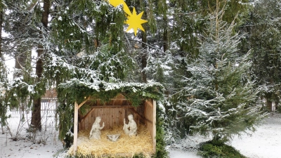Die Katholiken aus Gelting und Finsing feiern die Christmette auch heuer unter freiem Himmel. (Foto: Georg Rittler)