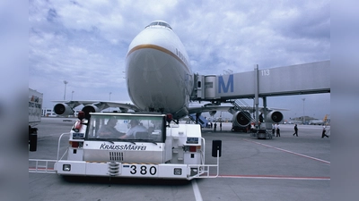 Eine Boeing B747-100 der Continental Airlines am Flughafen München. (Foto: Jürgen Naglik)