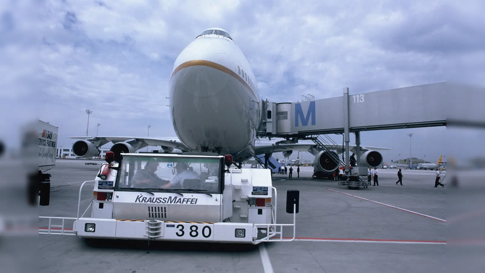 Eine Boeing B747-100 der Continental Airlines am Flughafen München. (Foto: Jürgen Naglik)