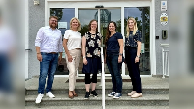 v.l.: Bernhard Götz, Susanne Hoyer, Sonja Benz, Jessica Ginthör, Martha Suda. (Foto: KJR Freising)