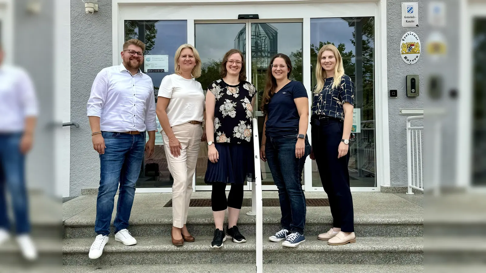 v.l.: Bernhard Götz, Susanne Hoyer, Sonja Benz, Jessica Ginthör, Martha Suda. (Foto: KJR Freising)