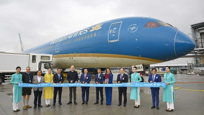 Vietnam Airlines feierte Premiere am Münchner Airport mit Flügen nach Hanoi und Ho-Chi-Minh-City. (Foto: Alex Tino Friedel - ATF Pictures)