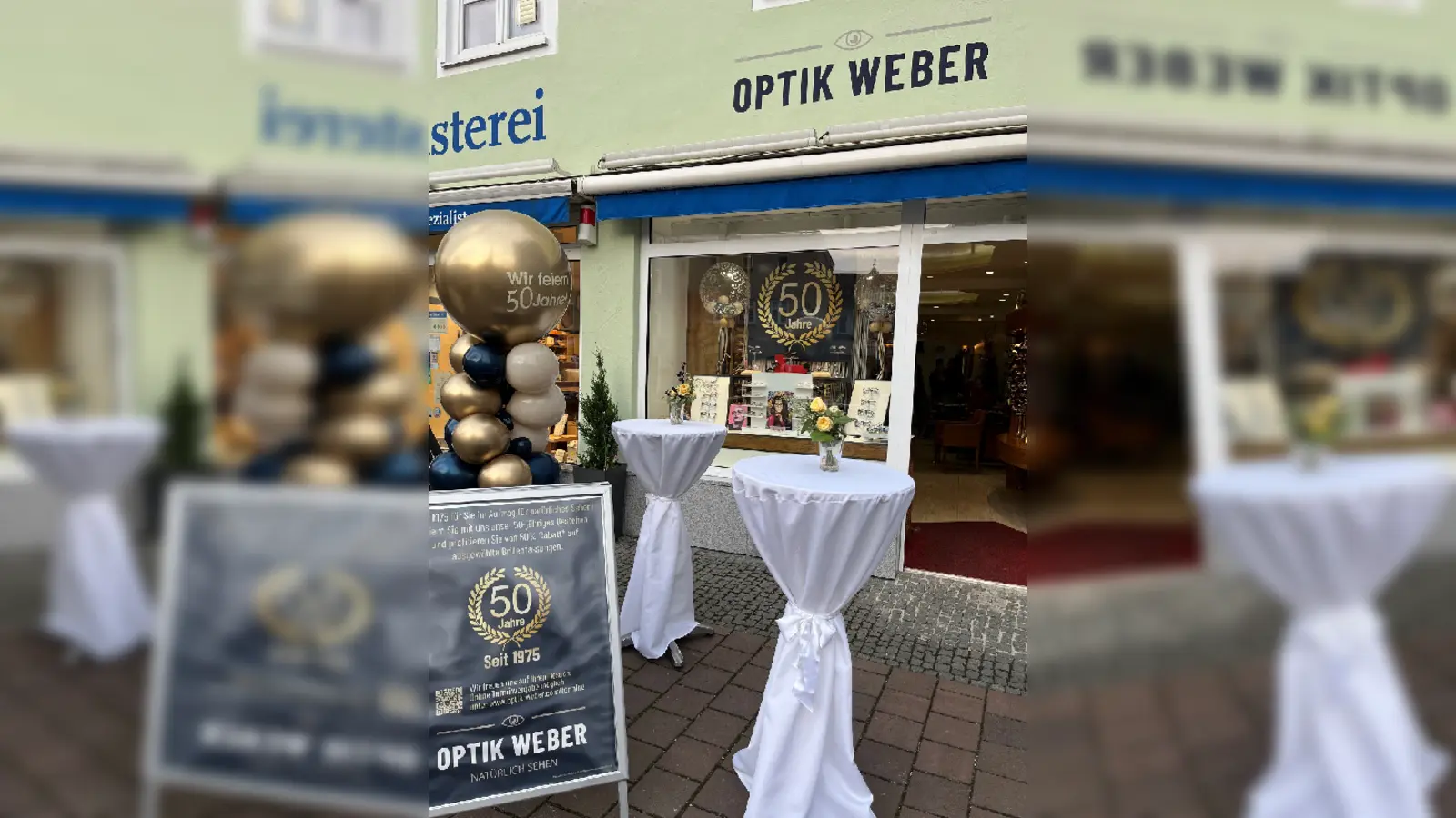 Im Herzen Erdings, 50 Jahre Optik Weber. (Foto: Weber)
