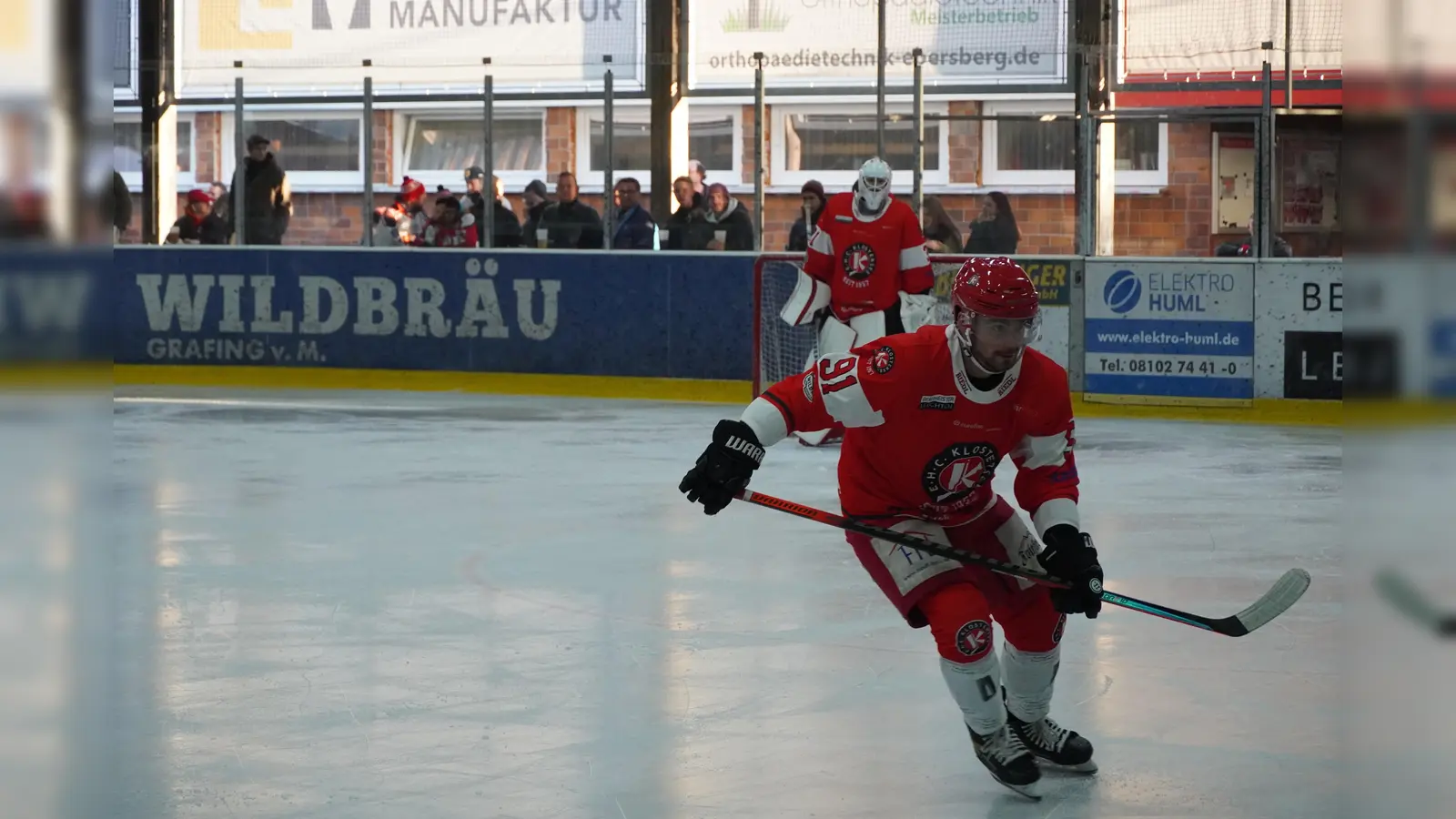 Verteidiger Johannes Kroner wird dem EHC Klostersee nach einem - bereits operierten - Kahnbreinbruch für die restliche Saison fehlen. (Foto: smg/EHC)