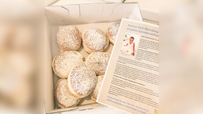 Auch das Landratsamt beteiligt sich an der jährlichen Krapfen-Spendenaktion des Rotary Clubs. (Foto: Landratsamt)