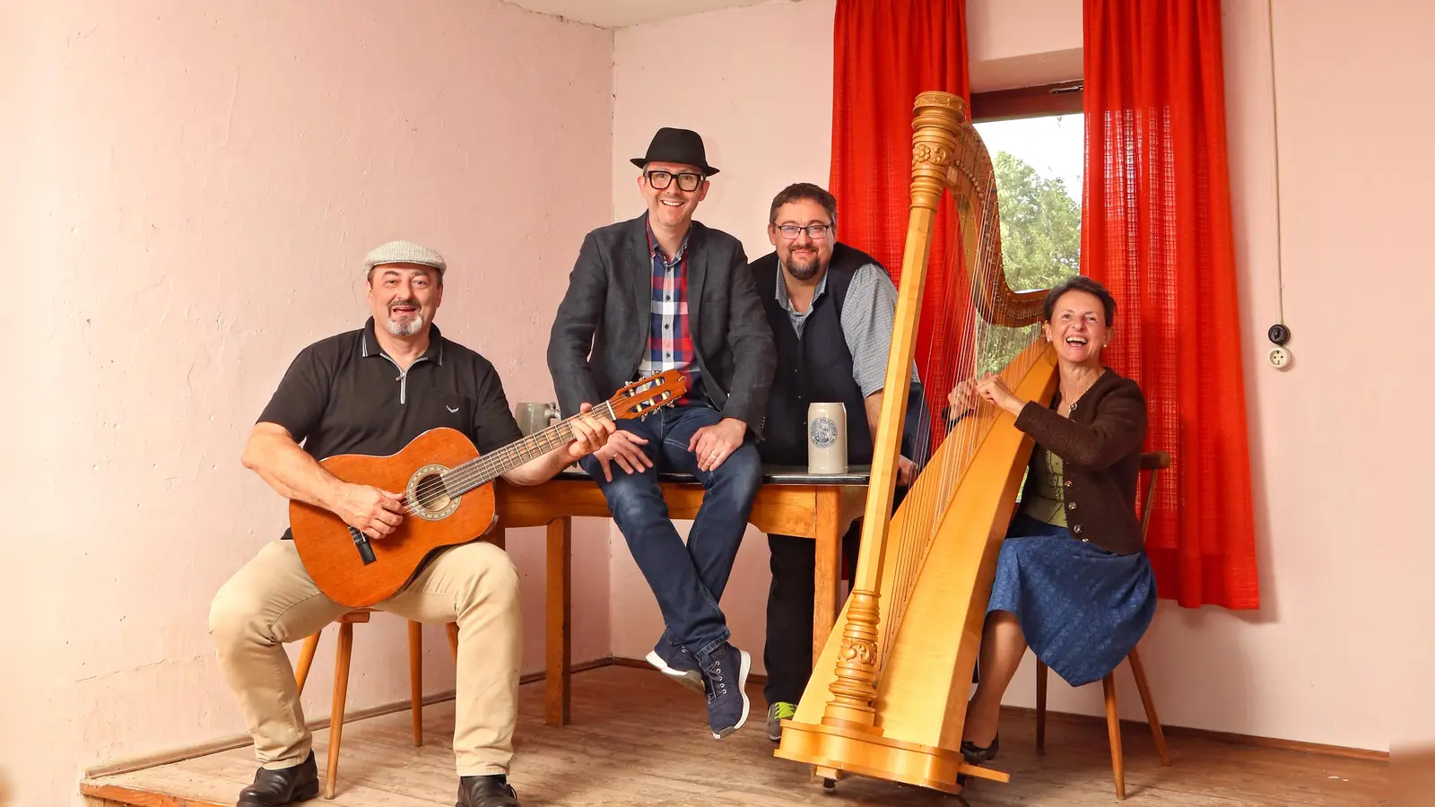 Albert Zimmerer, Wolfgang F. Hofer, Michael Fröhlich und Elisabeth Lohmaier-Wachinger. (v.l.) (Foto: Hofer)