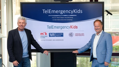 Kooperationspartner: Münchens Oberbürgermeister Dieter Reiter und Landrat Robert Niedergesäß, die beiden Schirmherren der Aktion. (Foto: © Klaus Krischock / München Klinik)