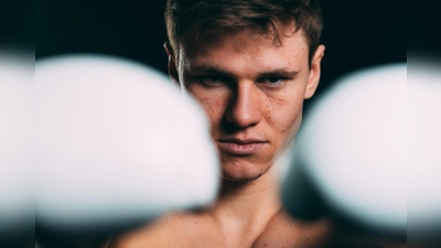 Blitz, Boxen, Portrait, Shooting, Sport (Foto: Sebastian Humm)