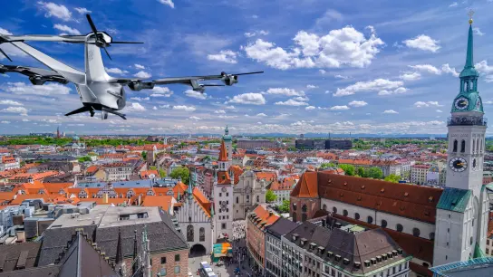 Senkrecht startende Luftfahrzeuge als Verkehrs-Alternative: Noch eine Vision - bald Realität? (Foto: Airbus Helicopters/PAD)