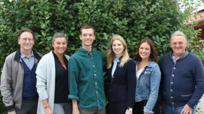 v.l: Hans Sailer, Tanja Rieder, Philipp Barthelme, Martha Suda, Maria Rauscher, Gerhard Betz. (Foto: KJR Freising)