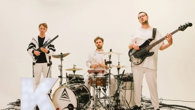 Die Technoband Komfortrauschen aus Berlin ist Teil der Clubnacht. (Foto: Caren Pauli)