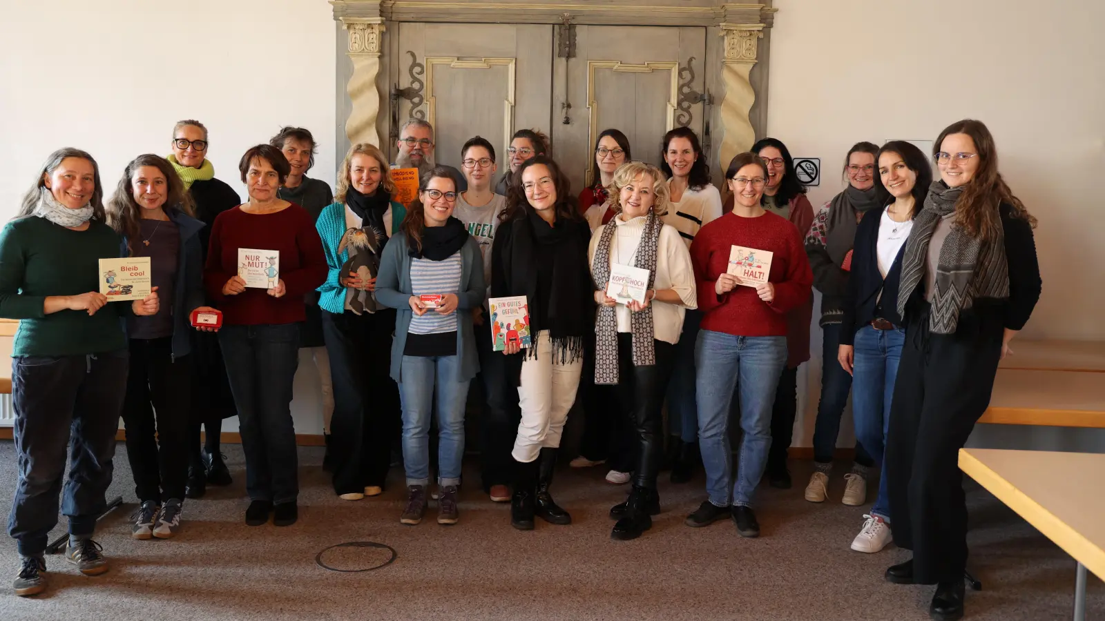 Die ausgebildeten Multiplikatoren können nun das Projekt „Seelenstark“ eigenständig in ihren jeweiligen Einrichtungen. (Foto: LRA Freising)