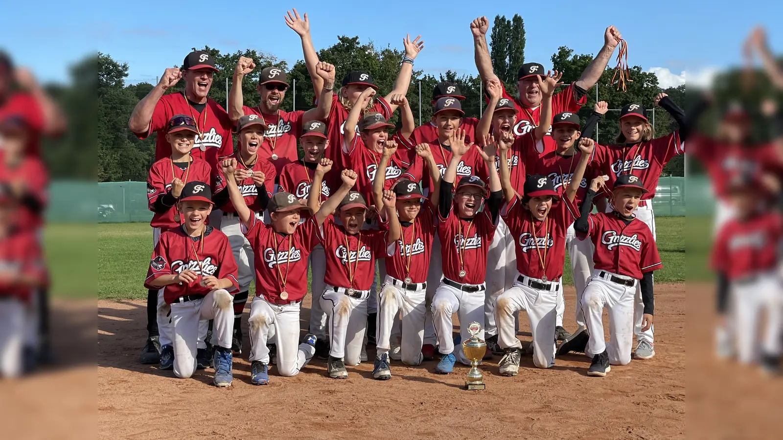 Die Grizzlies belegten einen tollen dritten Platz. (Foto: Ströll)