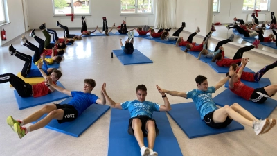 Die TriKids absolvierten ein umfangreiches Programm im Trainingslager. (Foto: Trisport Erding)