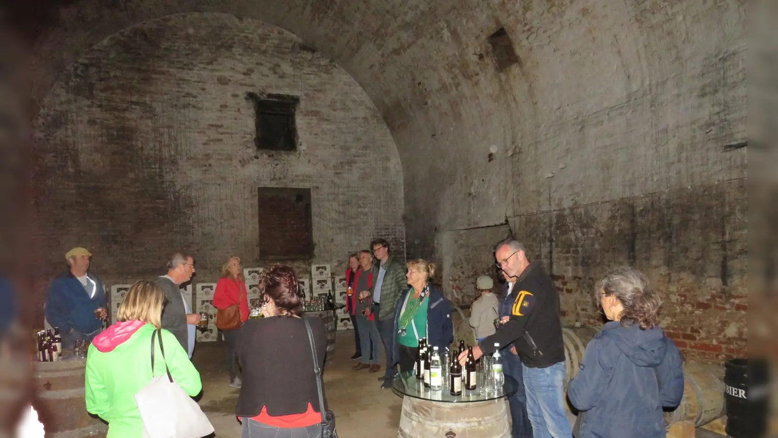 Der Eiskeller der Schlossbrauerei wird auch Eiskathedrale genannt. (Foto: Kolping Au)