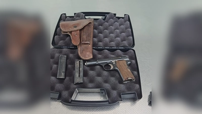 beschlagnahmte Waffe (Foto: Bundespolizei Flughafen München)