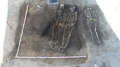 Frühmittelalterliche Bestattungen wurden in Neufahrn entdeckt. (Foto: Kreisarchäologie Freising)