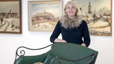 Museumsleiterin Eva Willberg liest in der Stadtbibliothek. (Foto: Dirk Daniel Mann)