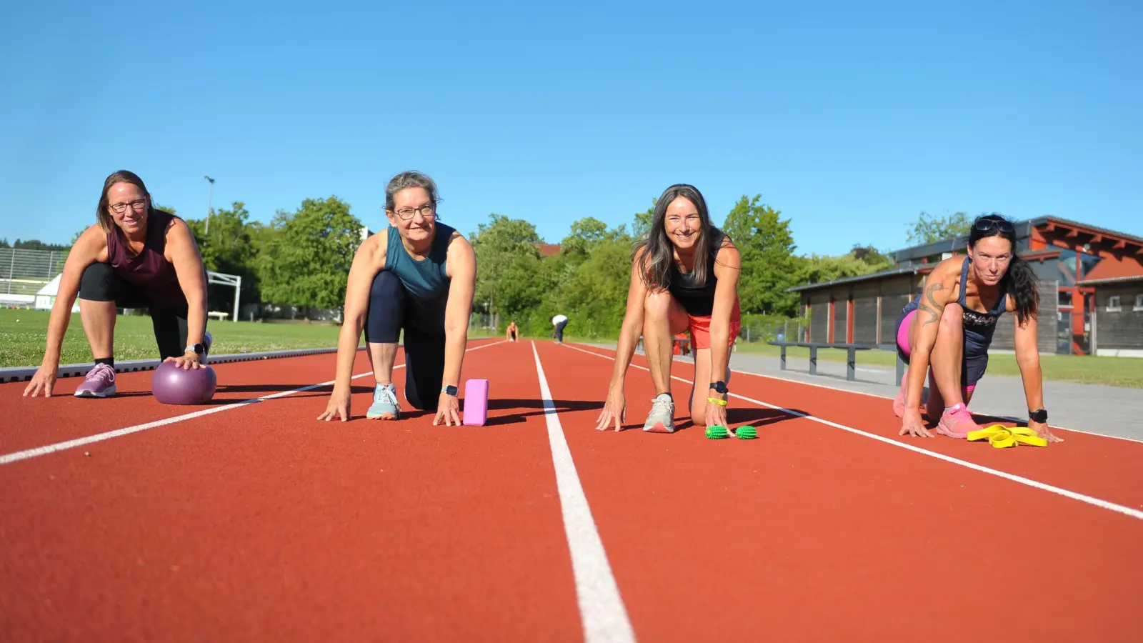 Die Übungsleiter*innen des TSV Grafing sind startklar fürs Sommer Boot Camp 2025.  (Foto: Carlton Bunce)