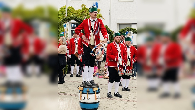 Die Schäffler werden gleich zweimmal in Markt Schwaben auftreten.  (Foto: hw)