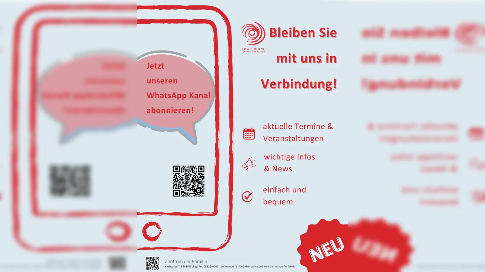 Jetzt einfach den QR-Code scannen! (Foto: KBW Erding)