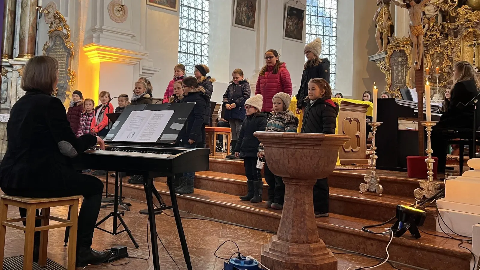 Einen besonderen Moment bereitete der Kinderchor Maria Tading den Besuchern des Benefizkonzerts mit seinem Auftritt. (Foto: Marina Silberbauer/Malteser)