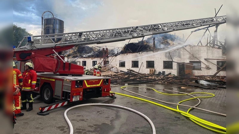 Die Einsatzkräfte hatten alle Hände voll zu tun. (Foto: FFW Altenerding)