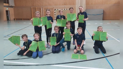 Beim Leichtathletik-Wettkampf vergangene Woche in Geisenhausen zeigten die jungen Athleten des TSV Taufkirchen starke Leistungen. (Foto: privat)