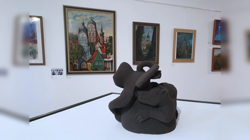 Blick in die Sonderausstellung mit 3D-Modell der Moosgeschichte. (Foto: Museum Erding)