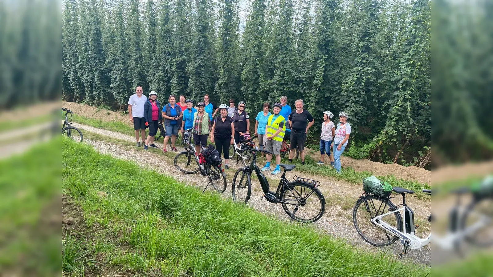 Die Radler der letzten Tour waren begeistert von der tollen Landschaft. (Foto: Claudia Ecker)