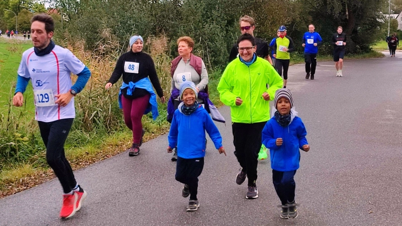 Rege Teilnahme beim Lauf 2023. (Foto: Lebenshilfe Freising)