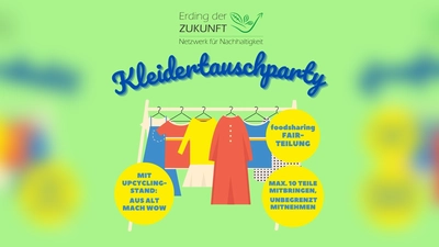 Absolut gefragt und nachhaltig: Die dritte Kleidertauschparty steht an. (Foto: Erding der Zukunft)