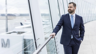 Thomas Hoff Andersson, Mitglied der Geschäftsführung am Flughafen München. (Foto: bernhardhuber.com)