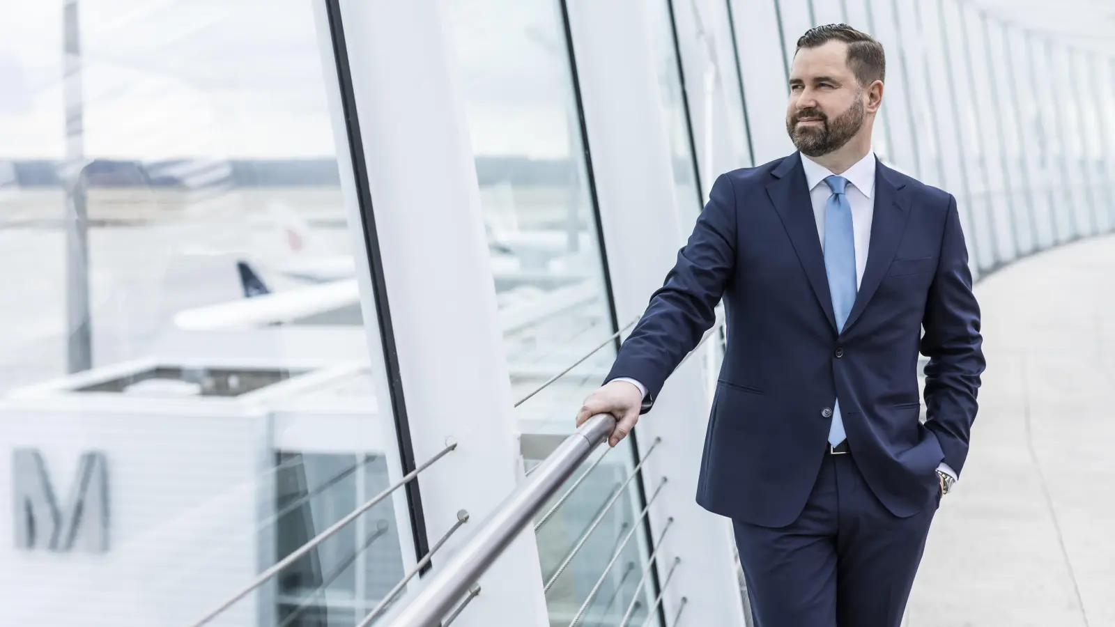 Thomas Hoff Andersson, Mitglied der Geschäftsführung am Flughafen München. (Foto: bernhardhuber.com)
