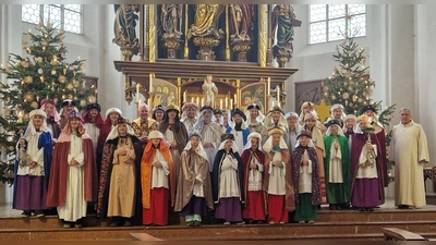 Ab 2. Januar ziehen die Sternsinger in Moosburg wieder von Haus zu Haus. (Foto: Markus John)