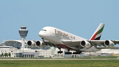 Seit nunmehr 25 Jahren startet und landet die Emirates in München. (Foto: Flughafen)