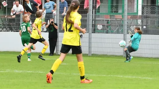 Die FC Forstern-Juniorinnen überraschten zum Saisonauftakt mit einem Heimsieg. (Foto: el)