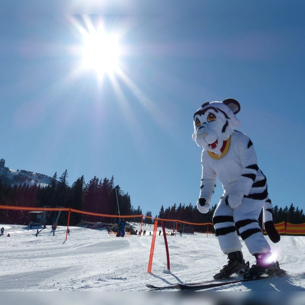 Das DSV-Maskottchen Skitty steht natürlich wie immer für Selfies bereit und wird sich bei den Safety Days auch mal auf Ski zeigen... (Foto: DSV Safety Days)
