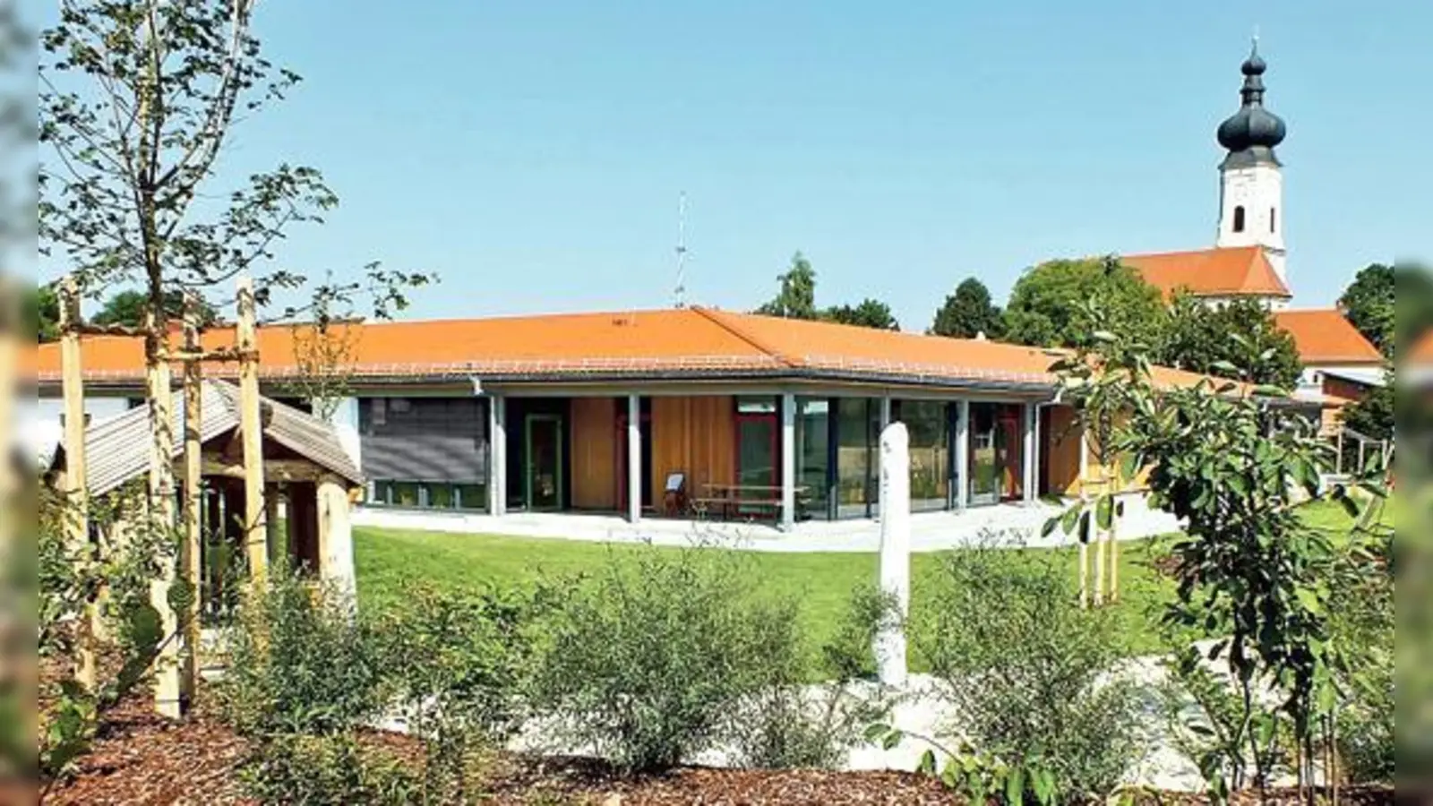 Hell und freundlich. Das Kinderhaus „Kleine Strolche”. (Foto: Gemeinde Berglern)