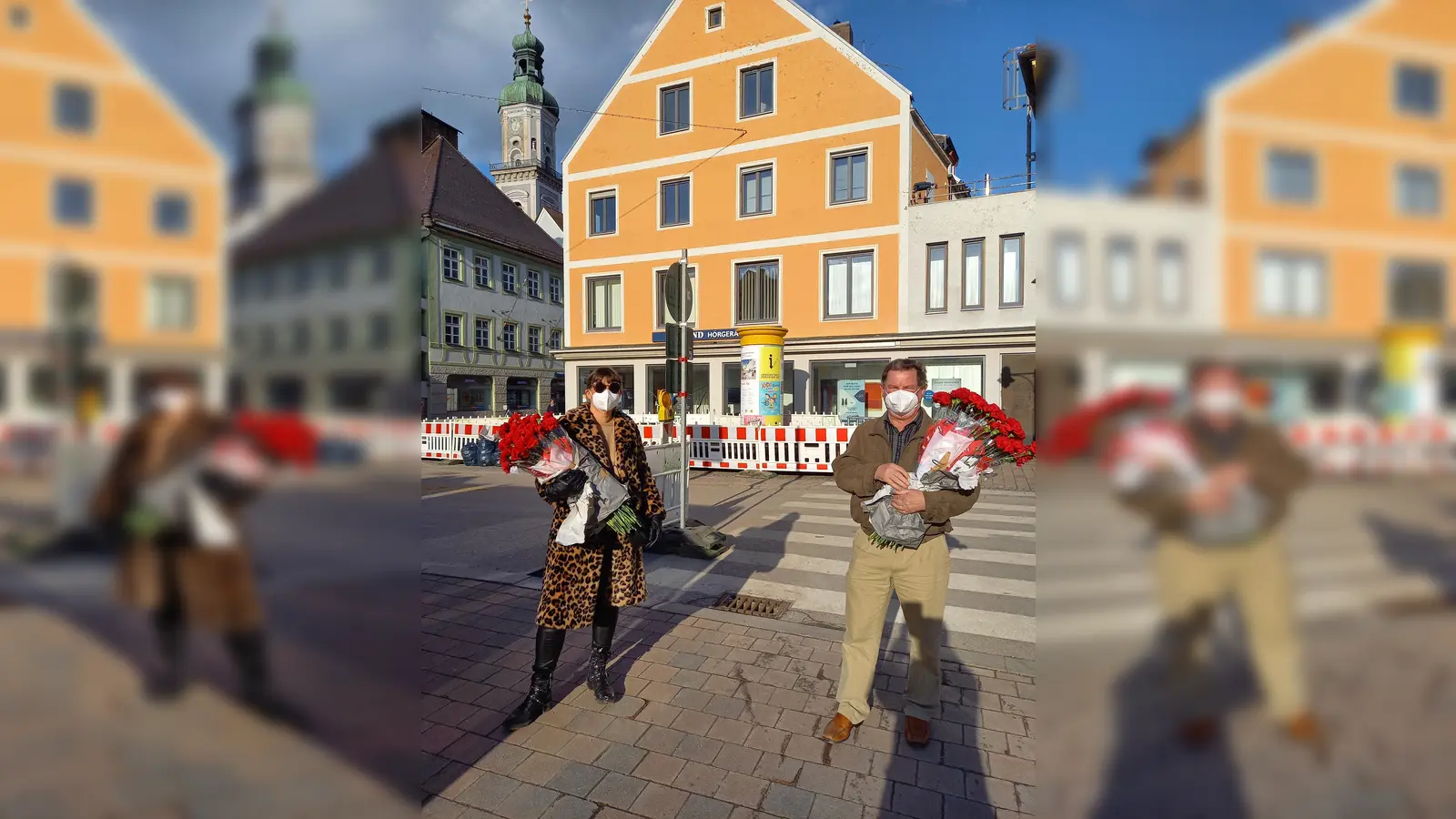 Der SPD-Stadtverband kämpft um die Gleichstellung von Frauen und Männern und verteilte am Weltfrauentag Blumen.  (Foto: SPD)